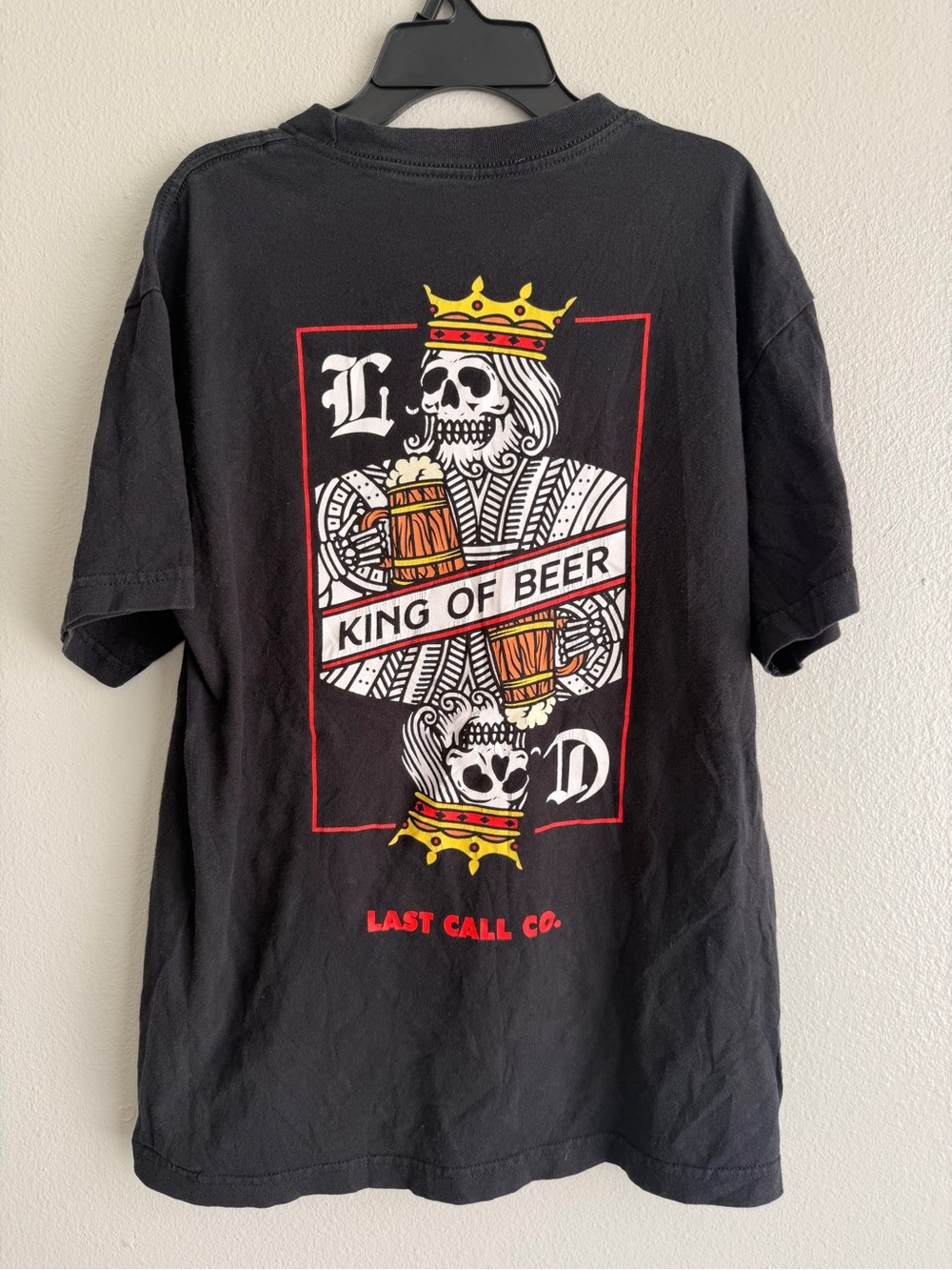 "King of Beer" Black Graphic Tee